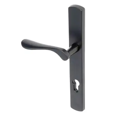 Click Here To Enlarge This Photo Of BLU Performance Regent Right Hand Multipoint Door Lock Handle&comma; Dual Sprung&comma; 316 Grade Stainless Steel&comma; Matt Black Lacquer Finish &lpar;REG095-RH-MBL&rpar;