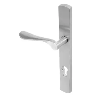 BLU Performance Regent Right Hand Multipoint Door Lock Handle&comma; Dual Sprung&comma; 316 Grade Satin Stainless Steel &lpar;REG095-RH-SSS&rpar;