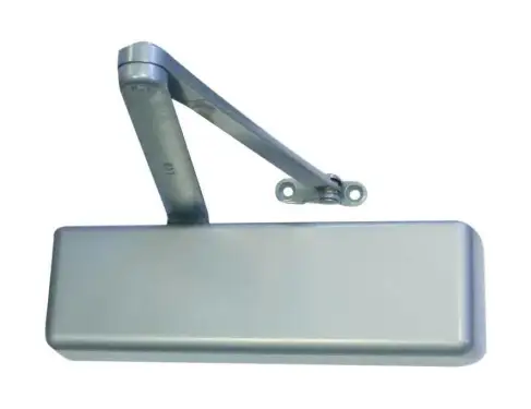 Click Here To Enlarge This Photo Of LCN 4011&period;US28&period;LH Heavy Duty EN&period;1-4 Overhead Door Closer &lpar;Pull Side&rpar; with Backcheck & Plastic Cover - Silver &lpar;Left Hand&rpar;