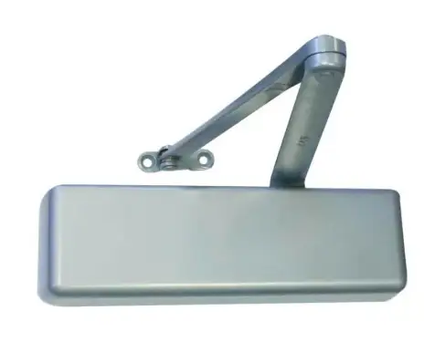 Click Here To Enlarge This Photo Of LCN 4011&period;US28&period;RH Heavy Duty EN&period;1-4 Overhead Door Closer &lpar;Pull Side&rpar; with Backcheck & Plastic Cover - Silver &lpar;Right Hand&rpar;