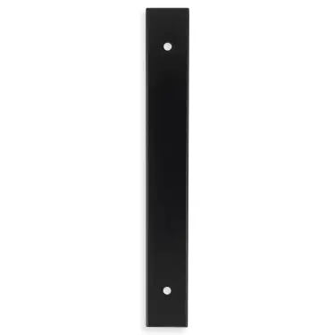 Click Here To Enlarge This Photo Of AWBP128BL - Alexander & Wilks Rectangular Cabinet Pull Backplate 168mm x 22mm &lpar;128mm c&sol;c&rpar; - Matt Black