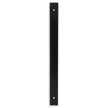Click Here To Enlarge This Photo Of AWBP224BL - Alexander & Wilks Rectangular Cabinet Pull Backplate 264mm x 22mm &lpar;224mm c&sol;c&rpar; - Matt Black