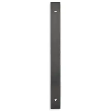 Click Here To Enlarge This Photo Of AWBP192DBZPVD - Alexander & Wilks Rectangular Cabinet Pull Backplate 232mm x 22mm &lpar;192mm c&sol;c&rpar; - Dark Bronze PVD