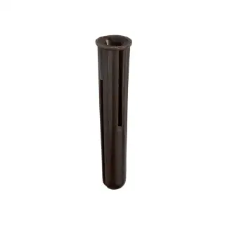 Unifix 7mm Brown Plastic Wall Plugs &lpar;100&rpar;