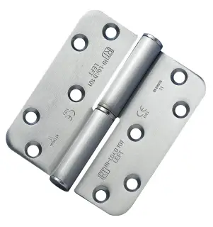 H101-LR-BZP Royde & Tucker 100mm x 88mm x 3mm Grade 11 Hi-Load Two Knuckle Lift Off Butt Hinge &lpar;Left Hand&rpar; Bright Zinc Plated