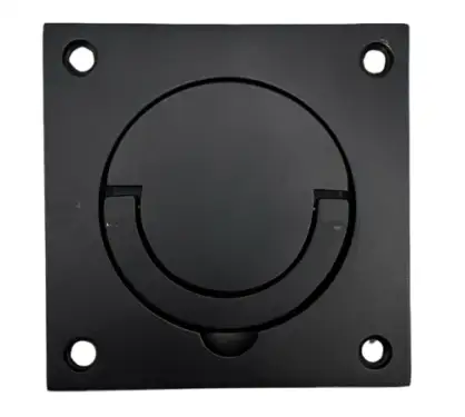 Click Here To Enlarge This Photo Of SCH&period;BLK Newstar BARY&reg; 89mm x 89mm Squash Court Flush Handle - Black