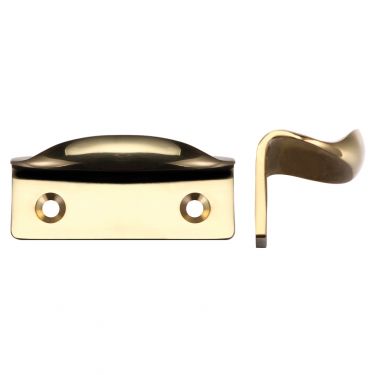Click Here To Enlarge This Photo Of FB35 - Zoo Hardware Fulton & Bray Sash Lift 60 x 22mm -Polished Brass