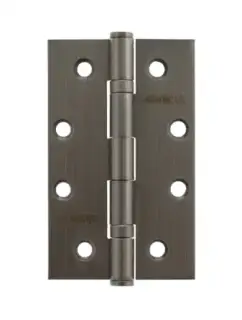 Atlantic - AH42525MBN Slim Knuckle Ball Bearing Hinges 4&Prime; x 2&period;5&Prime; x 2&period;5mm &ndash; Matt Gun Metal