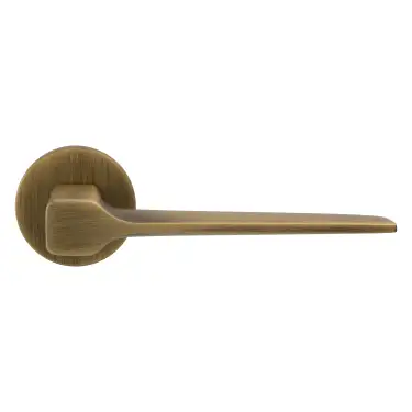 Click Here To Enlarge This Photo Of SC5AB - Carlisle Brass Manital 'Sonica' Lever on Sprung Round Rose - Antique Brass