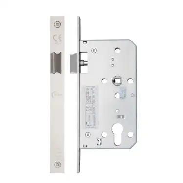 Click Here To Enlarge This Photo Of Eclipse 71411 DIN Latch 60mm - &lpar;22mm Square Forend&rpar; - Satin Stainless Steel