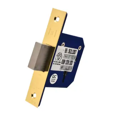 Click Here To Enlarge This Photo Of TSSRETROMDL25B - TSS Retro Fit British Standard 5 Lever Mortice Deadlock 67mm Polished Brass &lpar;Chubb 3G114E&rpar;