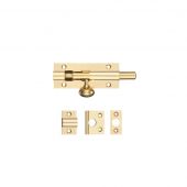FB55 - Zoo Hardware Fulton & Bray Architectural Barrel Bolt 75mm x 30mm Polished Brass