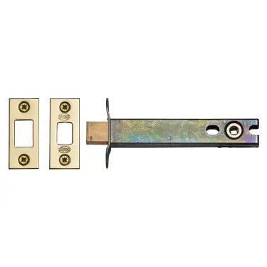 Click Here To Enlarge This Photo Of YKBDB5N-PB M&period;Marcus York Architectural Tubular Bathroom Deadbolt 5" Polished Brass Finish