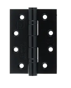 Click Here To Enlarge This Photo Of AR8180-BLK-A1 Hoppe Arrone 102mm x 76mm x 3mm Grade 13 Ball Bearing Butt Hinges - Matt Black &lpar;50012903&rpar;