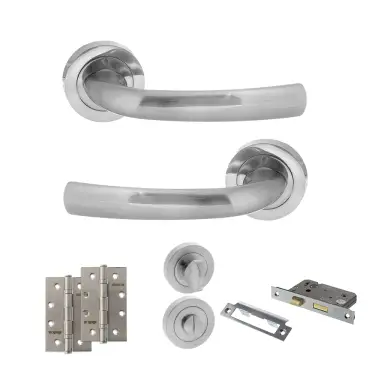 Click Here To Enlarge This Photo Of Atlantic - S21RSC STATUS Nevada Door Handle Pack - Satin Chrome