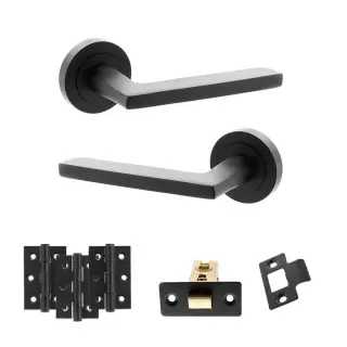 Atlantic - S26RMB STATUS Alaska Door Handle Pack - Matt Black