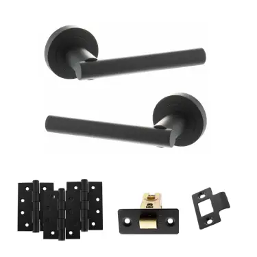 Click Here To Enlarge This Photo Of Atlantic - S28RMB STATUS Nebraska Door Handle Pack - Matt Black