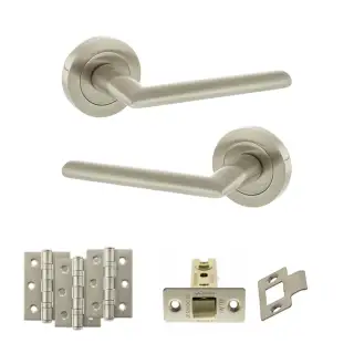 Atlantic - S43RSN STATUS Alabama Door Handle Pack - Satin Nickel