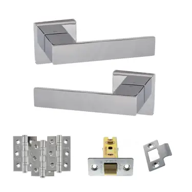Click Here To Enlarge This Photo Of Atlantic - SP217CP Senza Pari Panetti Door Handle Pack - Polished Chrome