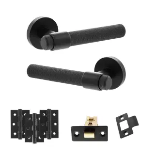 Atlantic - SPR160MB Senza Pari Andretta Door Handle Pack - Matt Black