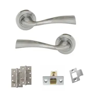 Atlantic - ECO30PC Eco Wave Door Handle Pack - Polished Chrome