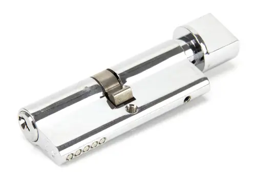 Click Here To Enlarge This Photo Of 91872 From The Anvil Polished Chrome 40&sol;40 Euro Profile Cylinder & Turn