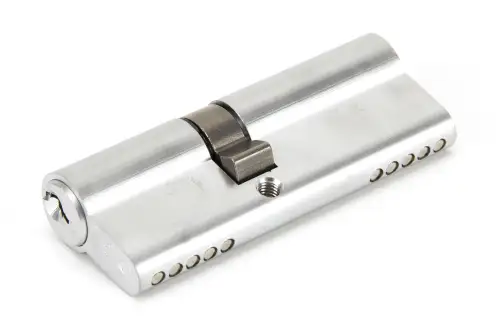 Click Here To Enlarge This Photo Of 91852 From The Anvil Satin Chrome 35&sol;45 Euro Profile Double Cylinder