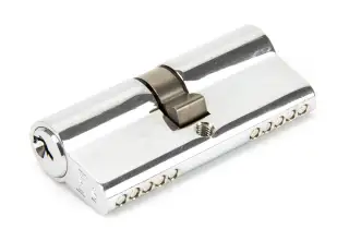 91858 From The Anvil Polished Chrome 35&sol;35 Euro Profile Double Cylinder
