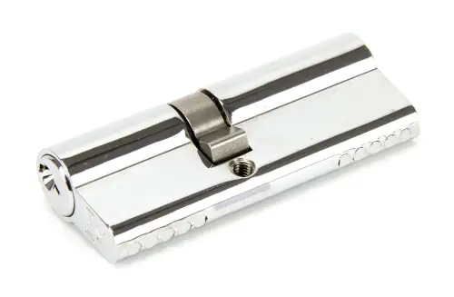 Click Here To Enlarge This Photo Of 91860 From The Anvil Polished Chrome 35&sol;45 Euro Profile Double Cylinder