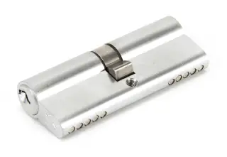 90215 From The Anvil Satin Chrome 40&sol;40 Euro Profile Double Cylinder