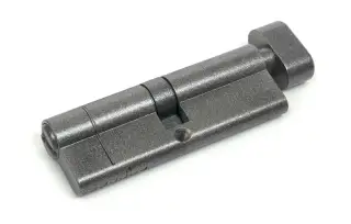 45862 From The Anvil Pewter 45&sol;45 5pin Euro Profile Cylinder & Turn