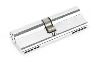 46243 From The Anvil Polished Chrome 45&sol;45 5pin Euro Profile Double Cylinder