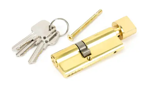 Click Here To Enlarge This Photo Of 46263 From The Anvil Brass 35&sol;45T 5pin Euro Profile Cylinder & Turn
