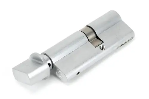 Click Here To Enlarge This Photo Of 46265 From The Anvil Satin Chrome 35&sol;45T 5pin Euro Profile Cylinder & Turn