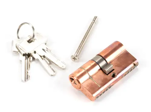 Click Here To Enlarge This Photo Of 45801 From The Anvil Polished Bronze 30&sol;30 5pin Euro Profile Double Cylinder