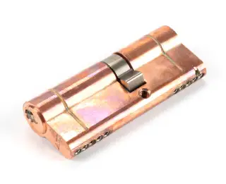 45813 From The Anvil Polished Bronze 35&sol;45 5pin Euro Profile Double Cylinder