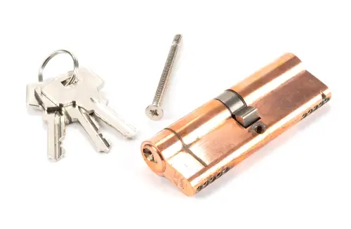 Click Here To Enlarge This Photo Of 45817 From The Anvil Polished Bronze 45&sol;45 5pin Euro Profile Double Cylinder