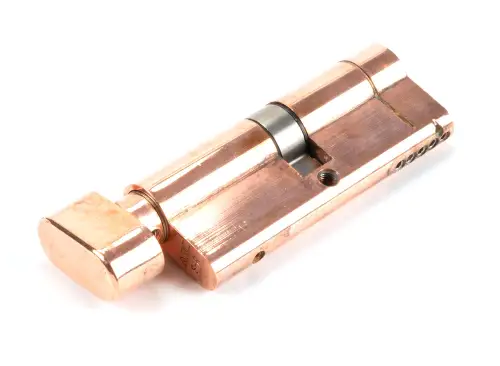 Click Here To Enlarge This Photo Of 45849 From The Anvil Polished Bronze 40&sol;40 5pin Euro Profile Cylinder & Turn