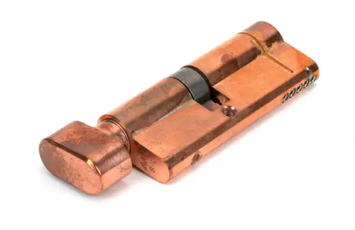 Click Here To Enlarge This Photo Of 45853 From The Anvil Polished Bronze 35T&sol;45 5pin Euro Profile Cylinder & Turn