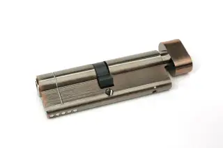 45861 From The Anvil Polished Bronze 45&sol;45 5pin Euro Profile Cylinder & Turn
