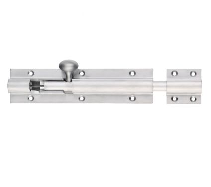 Click Here To Enlarge This Photo Of FB76SC - Zoo Hardware Fulton & Bray Architectural &lpar;Heavy Duty&rpar; Barrel Bolt 300mm x 50mm Satin Chrome