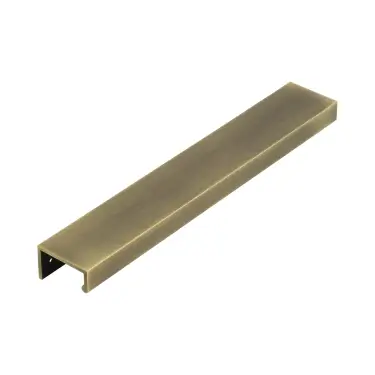 Click Here To Enlarge This Photo Of BUR912AB - Frelan Hardware Burlington 300mm Antique Brass Angled Edge Pull