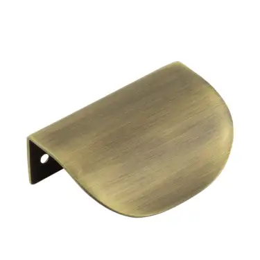 Click Here To Enlarge This Photo Of BUR941AB - Frelan Hardware Burlington 75mm Antique Brass Arched Edge Pull