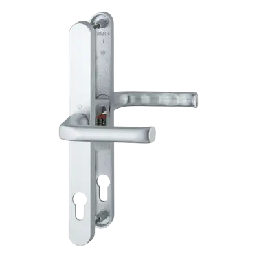 Click Here To Enlarge This Photo Of 113&sol;3620N HOPPE London 92mm UPVC Lever Door Handles on Narrow Backplate &lpar;240mm c&sol;c&rpar; - Silver &lpar;832026&rpar;