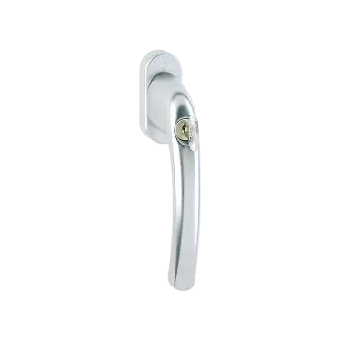 Click Here To Enlarge This Photo Of 0710S&sol;U26 TBT1 HOPPE Tokyo Lockable Tilt & Turn Window Handle with TBT1 Operation - Silver &lpar;1958641&rpar;