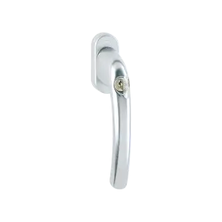 0710S&sol;U26 TBT1 HOPPE Tokyo Lockable Tilt & Turn Window Handle with TBT1 Operation - Silver &lpar;1958641&rpar;
