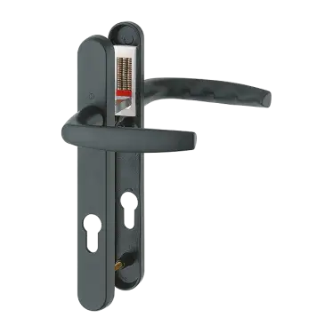 Click Here To Enlarge This Photo Of 1530&sol;3831N HOPPE Atlanta 92mm UPVC Lever Door Handles on Narrow Backplate &lpar;122mm c&sol;c&rpar; - Matt Black &lpar;3628291&rpar;