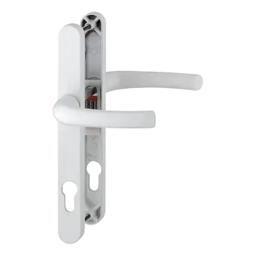 Click Here To Enlarge This Photo Of 1710RH&sol;3623N HOPPE Tokyo 92mm UPVC Lever Door Handles on Narrow Backplate &lpar;215mm c&sol;c&rpar; - White &lpar;1992099&rpar;