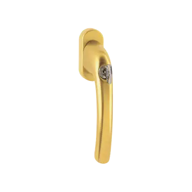 Click Here To Enlarge This Photo Of 0710S&sol;U26 HOPPE Tokyo Lockable Tilt & Turn Window Handle - Gold &lpar;1966157&rpar;