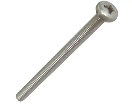 Click Here To Enlarge This Photo Of L28745 - HOPPE Spare Screw M5 x 80mm - Nickel&sol;Silver